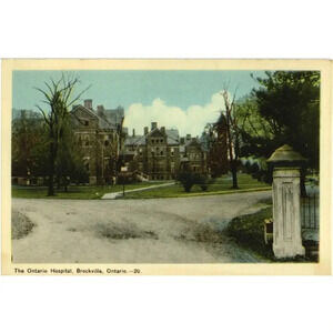 The Ontario Hospital, Brockville, Ontario Postcard